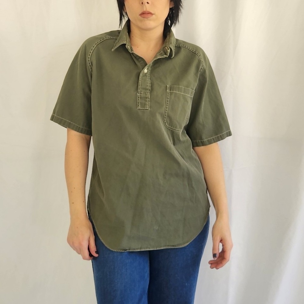 Vintage Green RFD Country Wear Cotton‎ Shirt